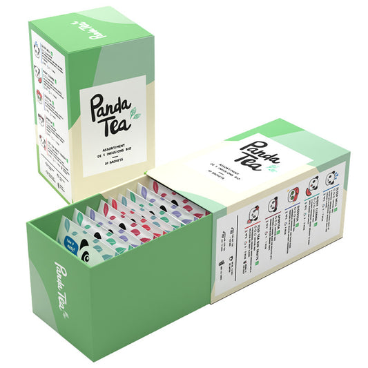 Coffret 5 infusions bio - Panda Tea