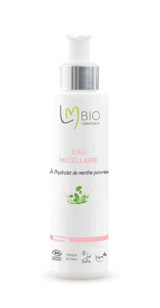 Eau micellaire – NOUVEAU À l’hydrolat de menthe poivrée