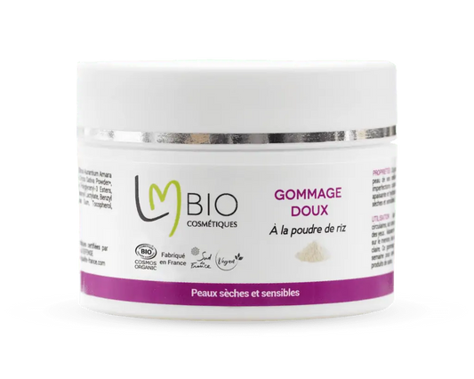 Gommage doux à la poudre de riz