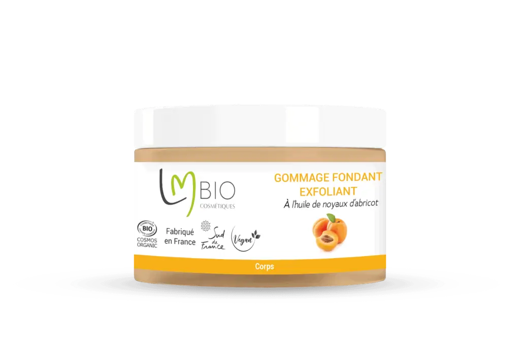 Gommage fondant exfoliant à l’huile de noyaux d’abricot