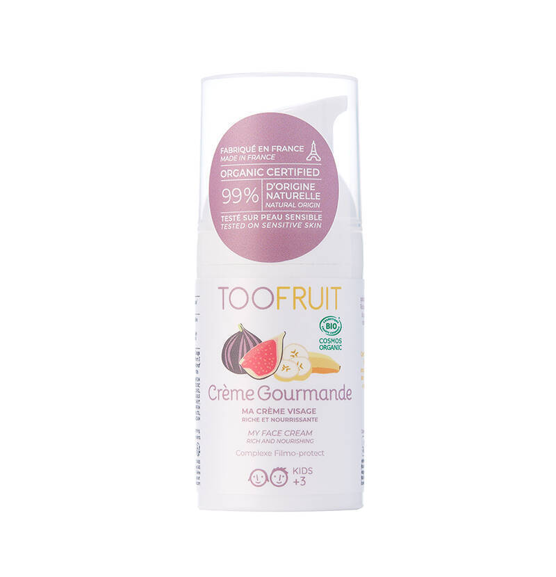Crème gourmande - crème nutritive visage bio 30 ml - Toofruit