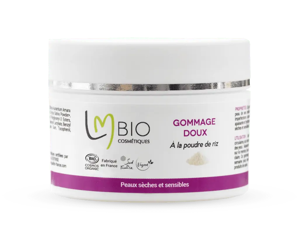 Gommage doux à la poudre de riz
